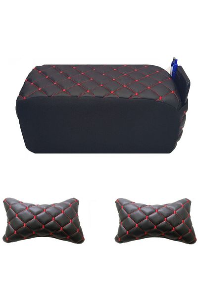 caraks Nissan Juke Compatible With 2010-2015 - Armrest and Neck Collar Set