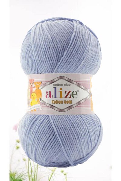 Alize Bumbac Aur 481 Baby Blue 100g 1 Buc