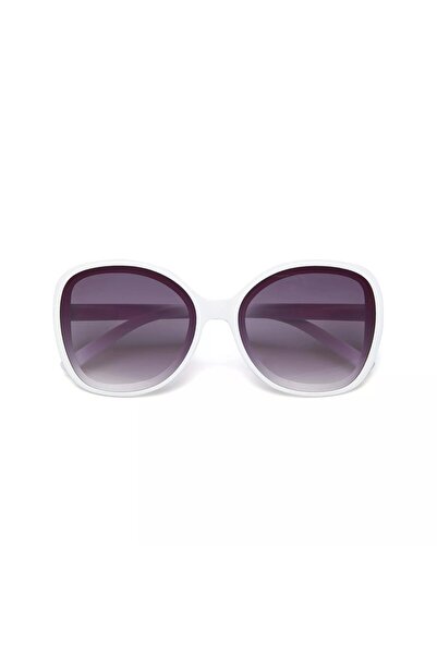 Okkia White Anna Butterfly Sunglasses