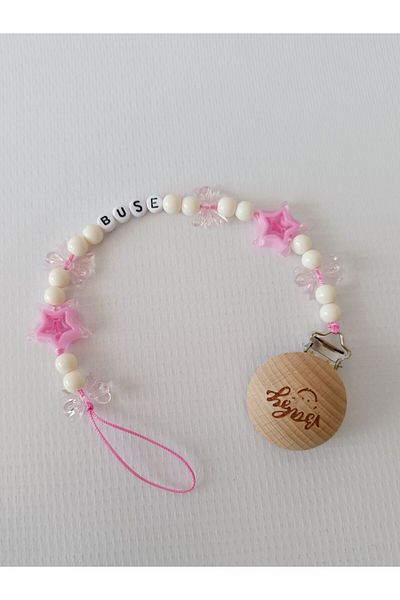 Bebekmağazam Pink Baby Pacifier Strap