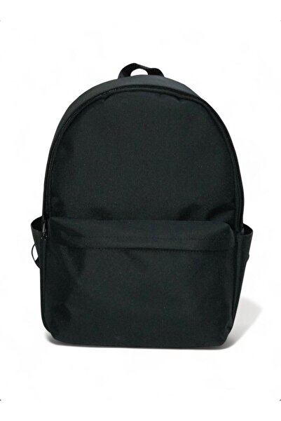 Epod Unisex ORTA BOY  2 SU MATARALIKLI  Hugbag Siyah Espak 2 Bölmeli Sırt, Okul, Spor Çantası