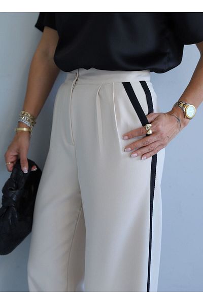Özgürbutik Seripli Side Plaszo Pants