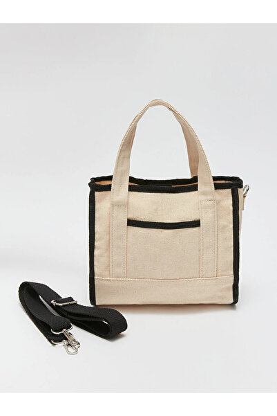 LC Waikiki LCW ACCESSORIES Women's Tote Bag with Pocket Detail