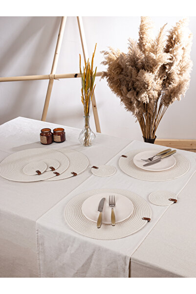 Comfort Craft American Service Plate 4 Pieces Knitted Plate Mat Fireproof 4 P...