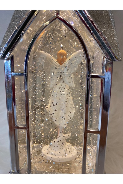 Happy Toys Işıklı Peri Kız Figürlü Dönen Müzik Kutusu 32cm Özel Tasarım