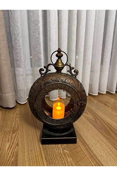 THE LİNSE Metal Dekoratif Mumluk