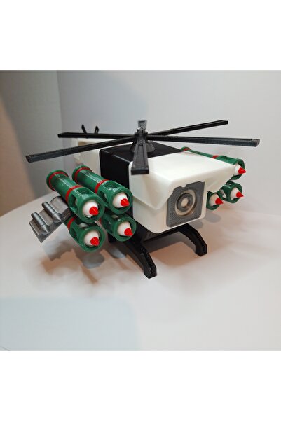 Lineex Art SKIBIDI TOILET HELICOPTER CAMERAMAN ROCKET - SKIBIDI TUVALET HELİK...