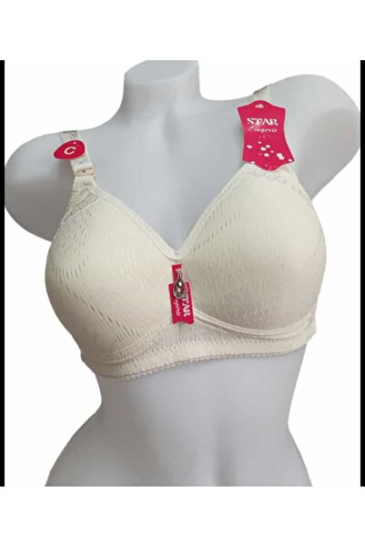 PATRON Stone Detailed Gathering Unwired C Cup Bra