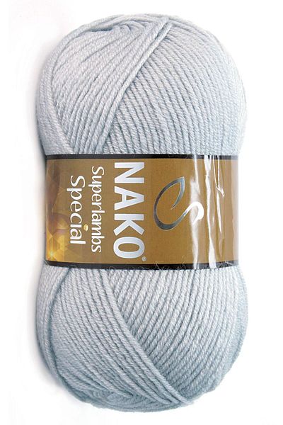 NAKO Superlambs 1946 Ice Grey Knitting Yarn - 100 γρ.