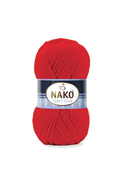 NAKO 5 Adet Nako Sport Wool 4738 Kırmızı