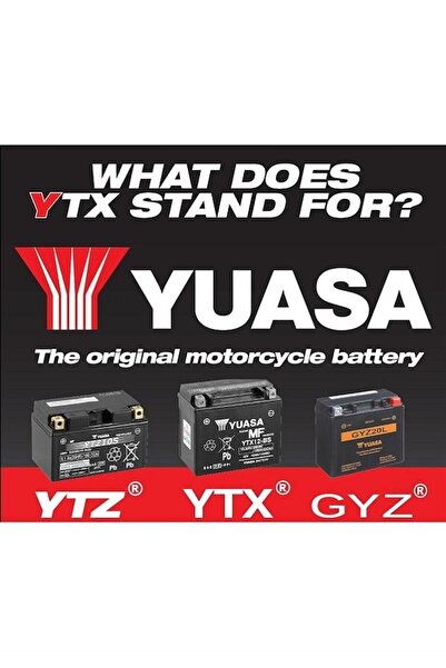 Yuasa Yamaha Fz1 (2006-2015) Akü Ytz14s 12v11.8 Ah Uyumlu