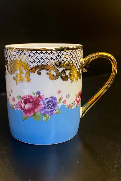 LEMİ DEKORASYON Single Floral Palace Coffee Cup
