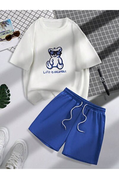 Machetta Дитяча футболка з принтом ведмедика та набір для сортування