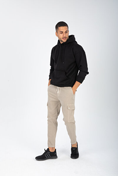 Beli ve Paçası Lastikli Jogger Pantolon