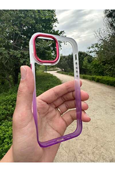 ebulduk Redmi Note 8 Pro Lazer Kesim Rainbow Kapak