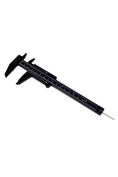 MRS NEF Kozmetik Metal Çubuk Microblading Ve Kalıcı Makyaj Ölçüm Cetveli Kumpas Siyah