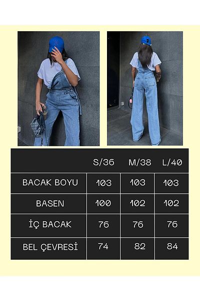 HARMONY GLOBAL ΓΥΝΑΙΚΕΙΟ Ρυθμιζόμενο λουρί Snow Washed Denim Salopet με μπροστινή τσέπη 6015