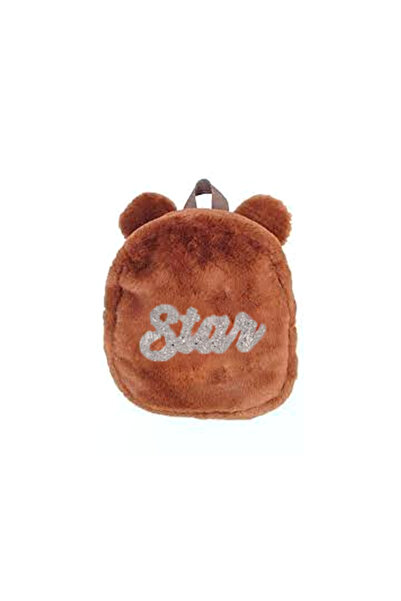 Dolphin Kahverengi Peluş Sırt Çantası (STAR)