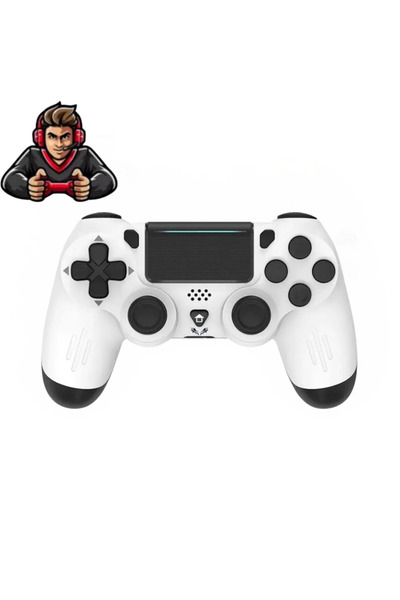 XİRA PS4 Uyumlu Kol Wireless Bt Kablosuz Oyun Kolu Joystick Tablet Telefon Pc Uyumlu Titreşimli Oyun Kolu