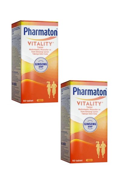 Pharmaton Vitality 60 Tablets - X 2 Pieces