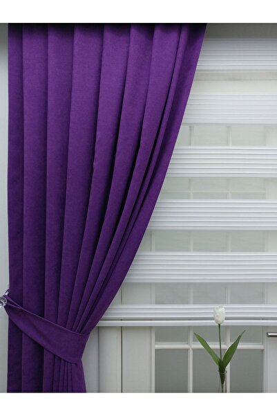 Esse Home ستارة خلفية مسطحة أرجوانية، 70x260، 1/3 ثنيات مشدودة، مطوي، جناح واحد