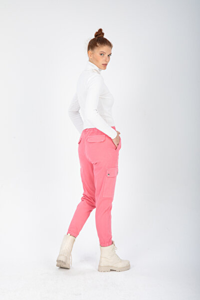 FORESEE Beli ve Paçası Lastikli Jogger Pantolon