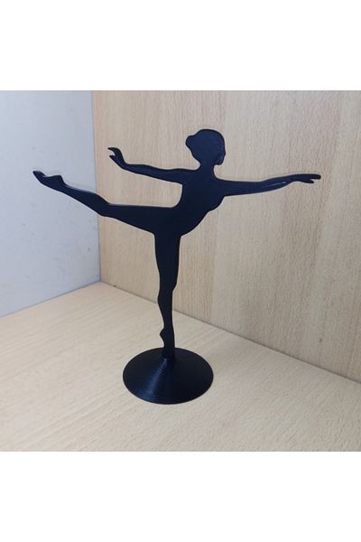 BYD3DTEKNO Поставка за бижута във формата на балерина, поставка за пръстени, поставка за колиета, органайзер за бижута