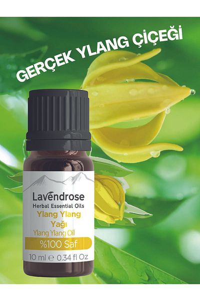 Lavendrose زيت يلانج يلانج العطري النقي والطبيعي 100% - 10 مل