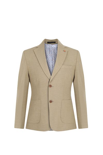 ACTUAL Slim Fit Blazer Single Jacket 7147-4 Beige