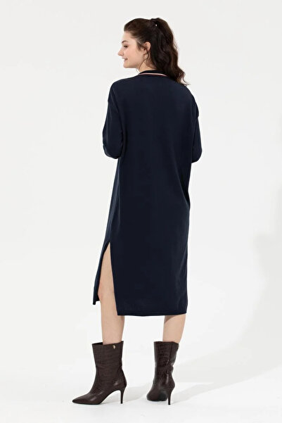 U.S. Polo Assn. Kadın Lacivert Triko Elbise