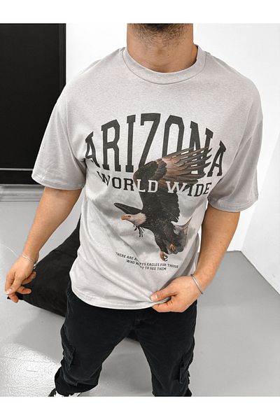 King Brothers Oversize εμπριμέ Tshirt Crew Neck Ένα ποιοτικό μπλουζάκι