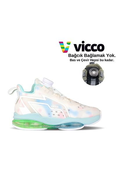 Vicco Size 32-38 Lightweight Smart Lace Air Sole Children's Shoes