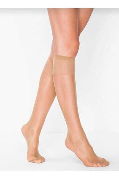 ASGÜL SOCKS fit 15 comfortable elastic slip-resistant thin knee socks 3 pairs