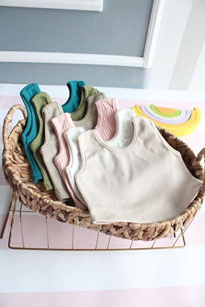 Momsbrand Kalın Askılı Renkli Crop