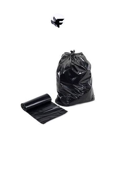 FİGANLAR 10-Piece Size 350 g Jumbo Industrial Garbage Bag - Black Roll Garbage Bag 80X110 cm