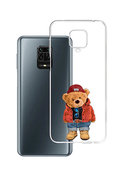 Powerfox Xiaomi Note 9 Pro Uyumlu Baskılı Şeffaf Telefon Kılıfı