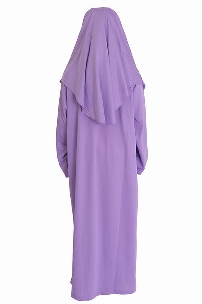 ZEHRANAZ NAMAZ ELBİSESİ BLACK PLAINING DRESS ZIPPERLESS MODEL