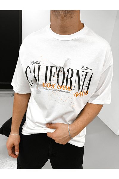 King Brothers Oversize εμπριμέ Tshirt Crew Neck Ένα ποιοτικό μπλουζάκι