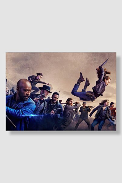 postick Fear The Walking Dead Dizi Posteri Yüksek Kaliteli Kalın Parlak Kuşe Kağıdı
