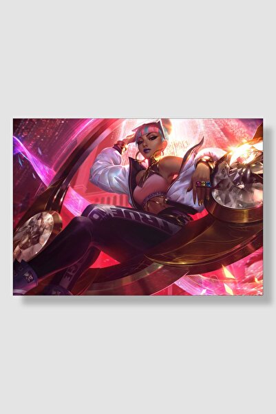 postick True Damage Qiyana Oyun Posteri Kalın Parlak Kuşe Kağıdı