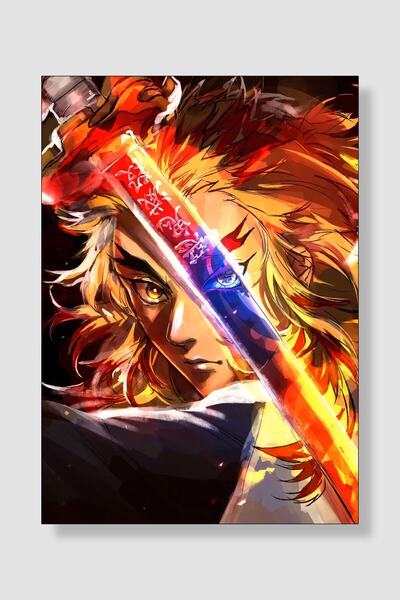 postick Demon Slayer Anime Posteri Kalın Parlak Kuşe Kağıdı