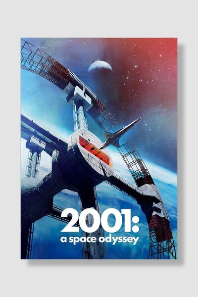 postick 2001 A Space Odyssey | 2001 Bir Uzay Destanı Film Posteri Yüksek Kali...
