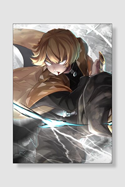 postick Demon Slayer Anime Posteri Kalın Parlak Kuşe Kağıdı