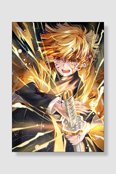 postick Demon Slayer Anime Posteri Kalın Parlak Kuşe Kağıdı