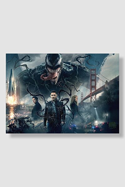 postick Venom Film Posteri Yüksek Kaliteli Parlak Kuşe Kağıdı