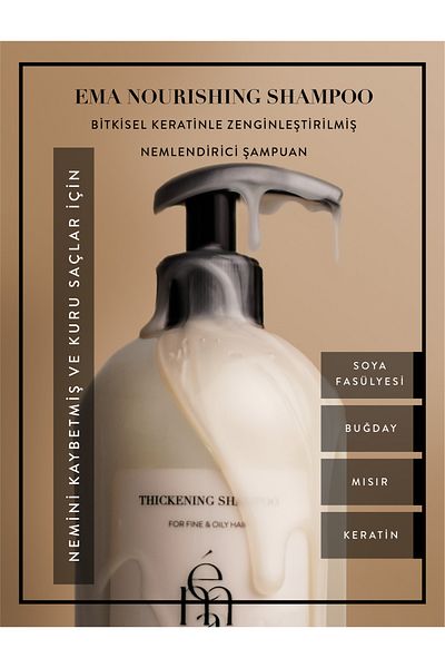 Ema Beauty Moisturizing Shampoo for Without Moisturity and Dry Hair 500 ml