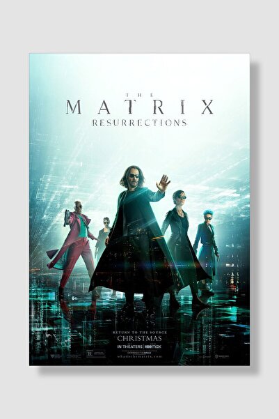 postick Matrix Film Posteri Yüksek Kaliteli Kalın Parlak Kuşe Kağıdı