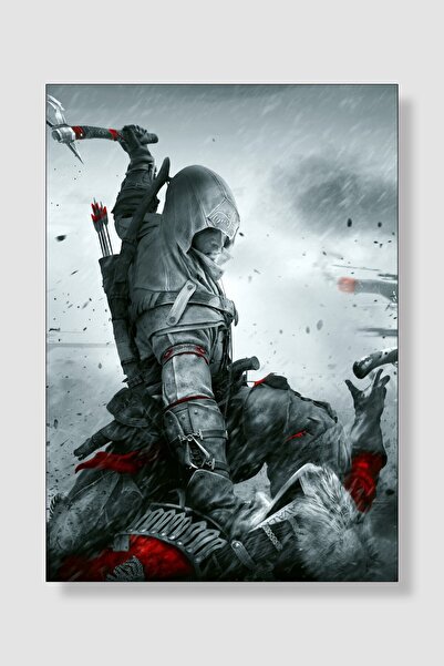 postick Assassin's Creed Oyun Posteri Kalın Parlak Kuşe Kağıdı