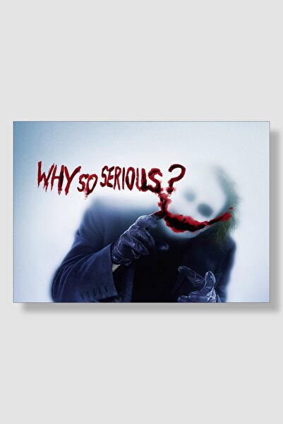 postick Dc Joker Heath Ledger Film Posteri Yüksek Kaliteli Kalın Parlak Kuşe Kağıdı