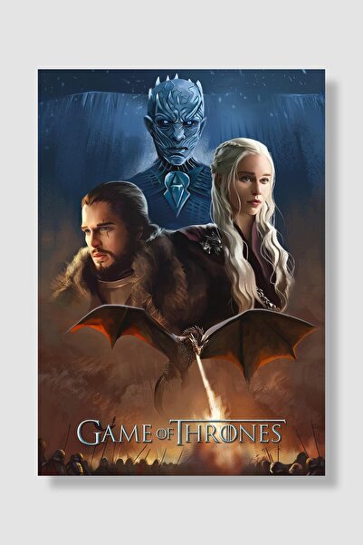 postick Game Of Thrones Dizi Posteri Yüksek Kaliteli Parlak Kuşe Kağıdı